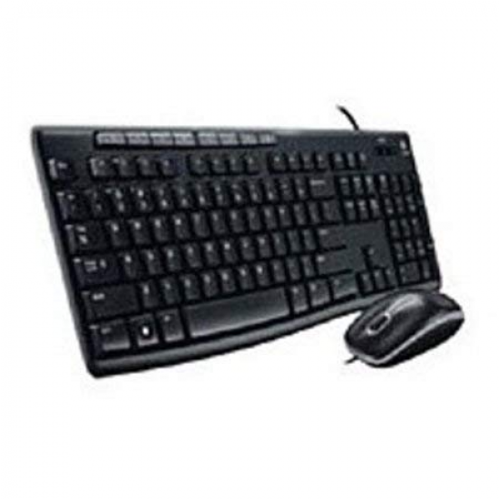 Logitech Media Set MK200 Full-Size Wired Keyboard and High-Definition Optical Mouse Set