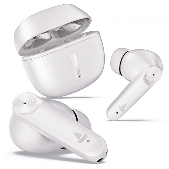 boAt Airdopes Max TWS Earbuds with 100 HRS Playtime, Bluetooth (Ivory White)