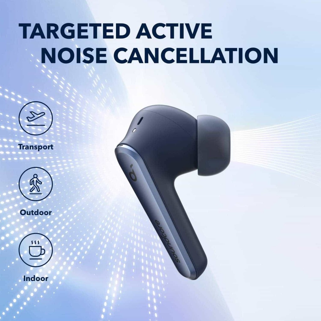 Soundcore Anker Liberty Air 2 Pro True Wireless Earbuds, Targeted blue Soundcore Anker Liberty Air 2 Pro True Wireless Earbuds, Targeted blue