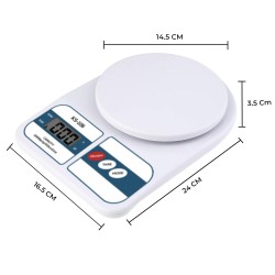 beatXP Kitchen Scale Multipurpose Portable Electronic Digital Weighing Scale | Weight Machine With Back Light LCD Display 