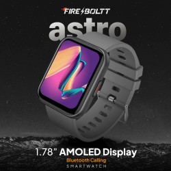Fire-Boltt Astro 1.78" AMOLED Display Smartwatch, Always On Display, Bluetooth Calling dark grey 