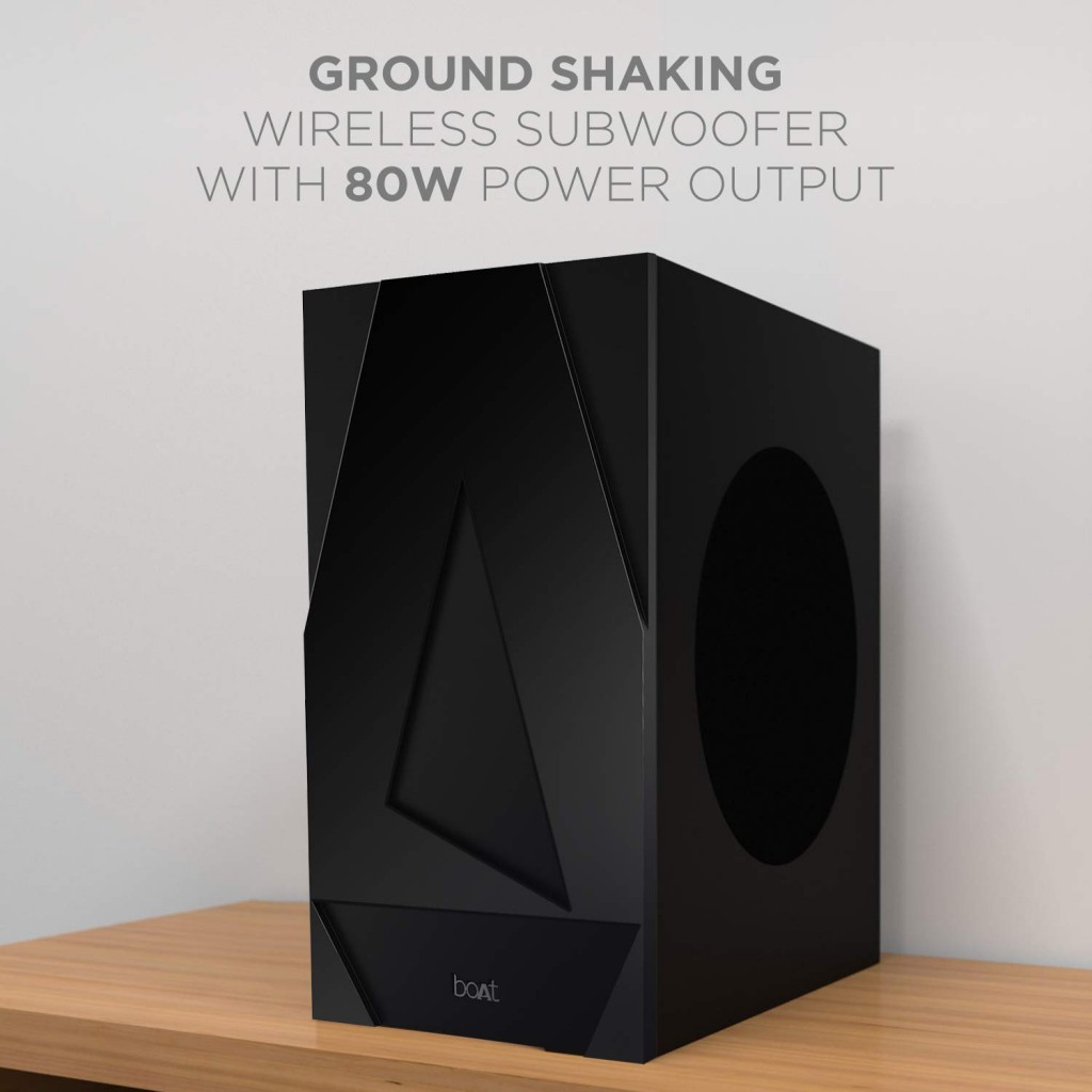 boAt AAVANTE Bar 2050 160W 2.1 Channel Bluetooth Soundbar Signature Sound, Wireless Subwoofer (Premium Black) boAt AAVANTE Bar 2050 160W 2.1 Channel Bluetooth Soundbar Signature Sound, Wireless Subwoofer (Premium Black)