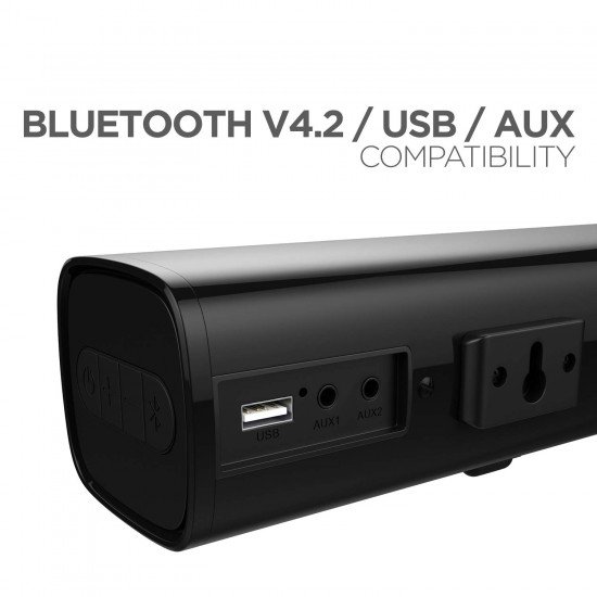 boAt Aavante Bar 1150 Speaker Soundbar, 60W (with Remote Control)