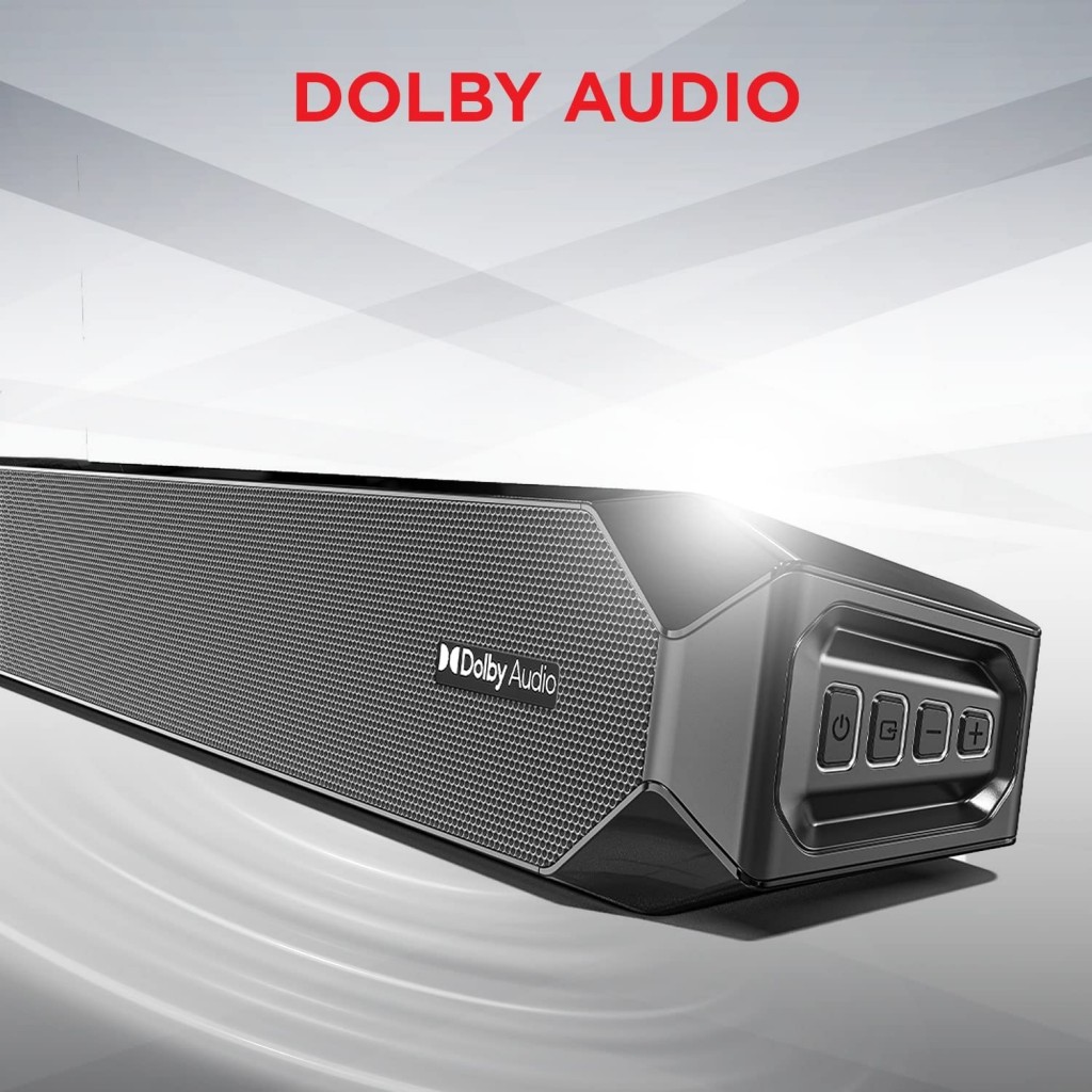 boAt Aavante Bar 1200D Soundbar with Dolby Audio, 100W RMS Signature Sound, 2.1 (Black) boAt Aavante Bar 1200D Soundbar with Dolby Audio, 100W RMS Signature Sound, 2.1 (Black)