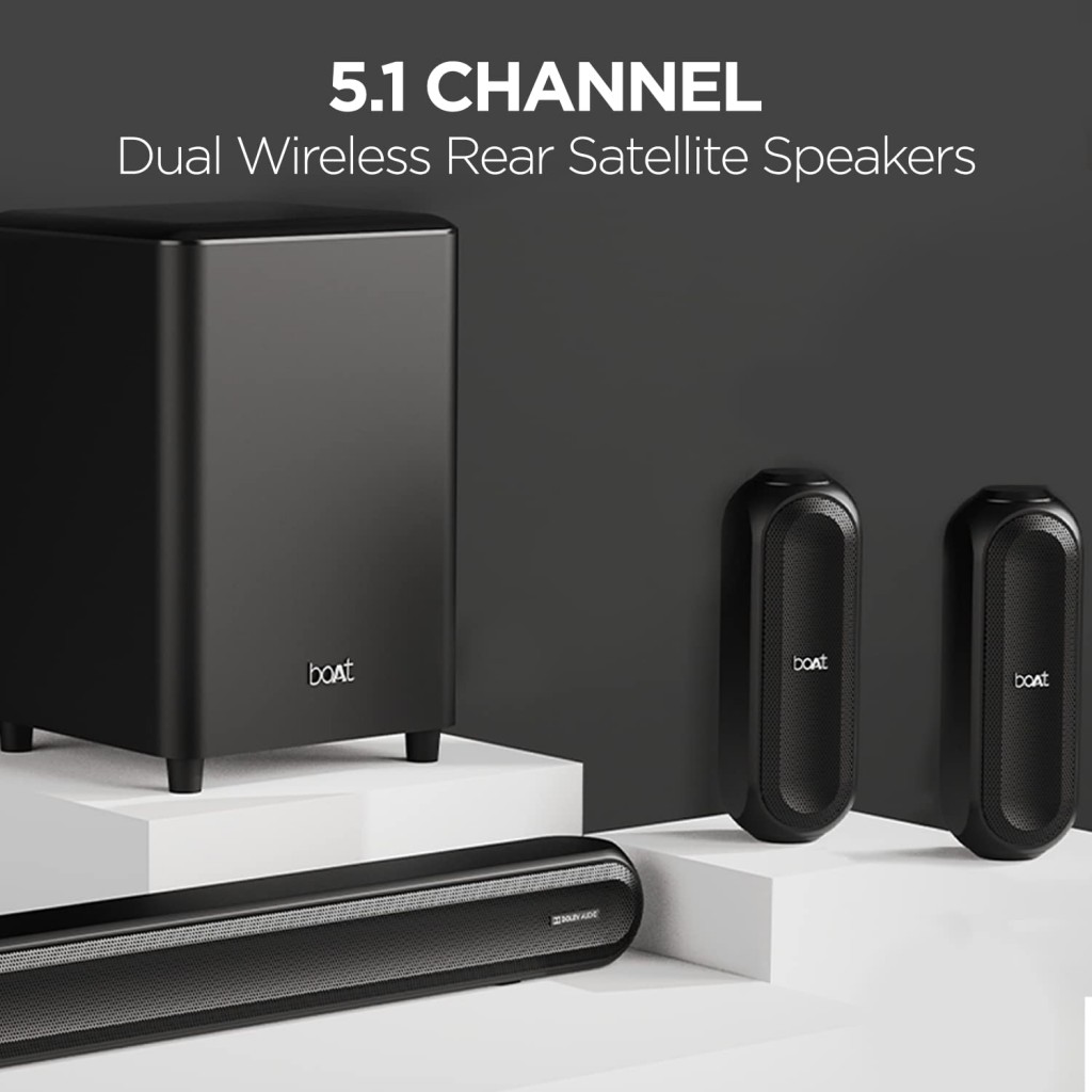 boAt Aavante Bar 3200D Soundbar with Dolby Audio,350W RMS Signature Sound,Premium Black boAt Aavante Bar 3200D Soundbar with Dolby Audio,350W RMS Signature Sound,Premium Black
