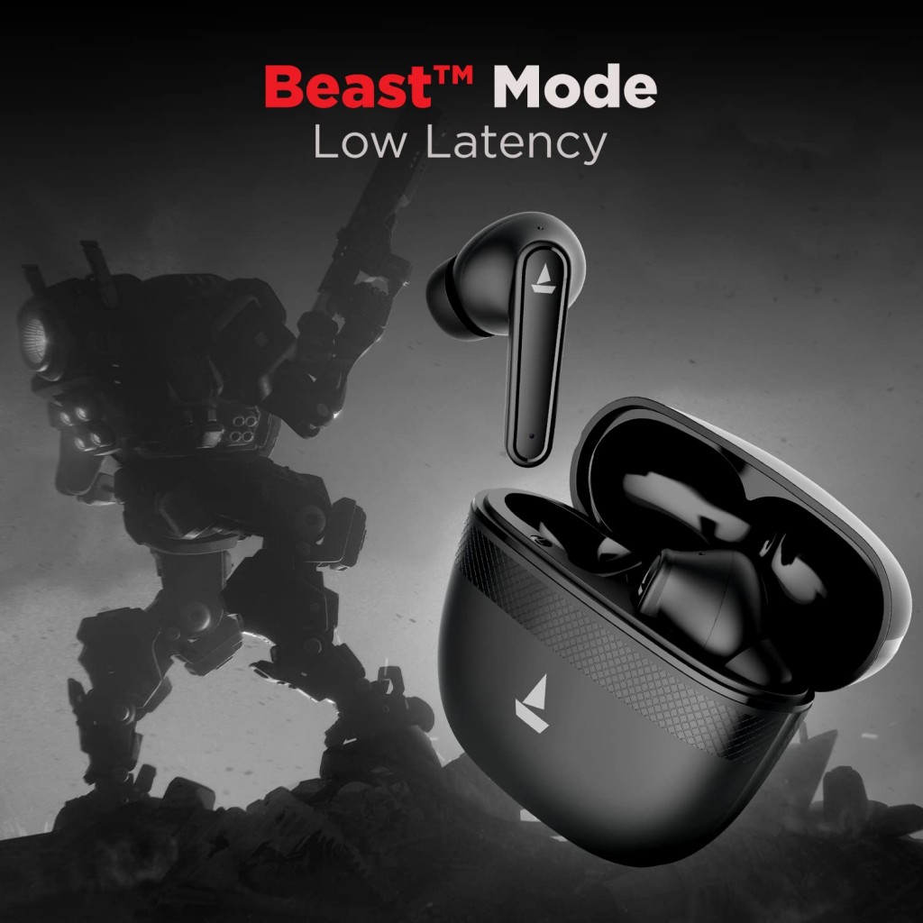 boAt Airdopes 113 Bluetooth Truly Wireless in Ear Earbuds with ENx Tech, (Space Black) boAt Airdopes 113 Bluetooth Truly Wireless in Ear Earbuds with ENx Tech, (Space Black)