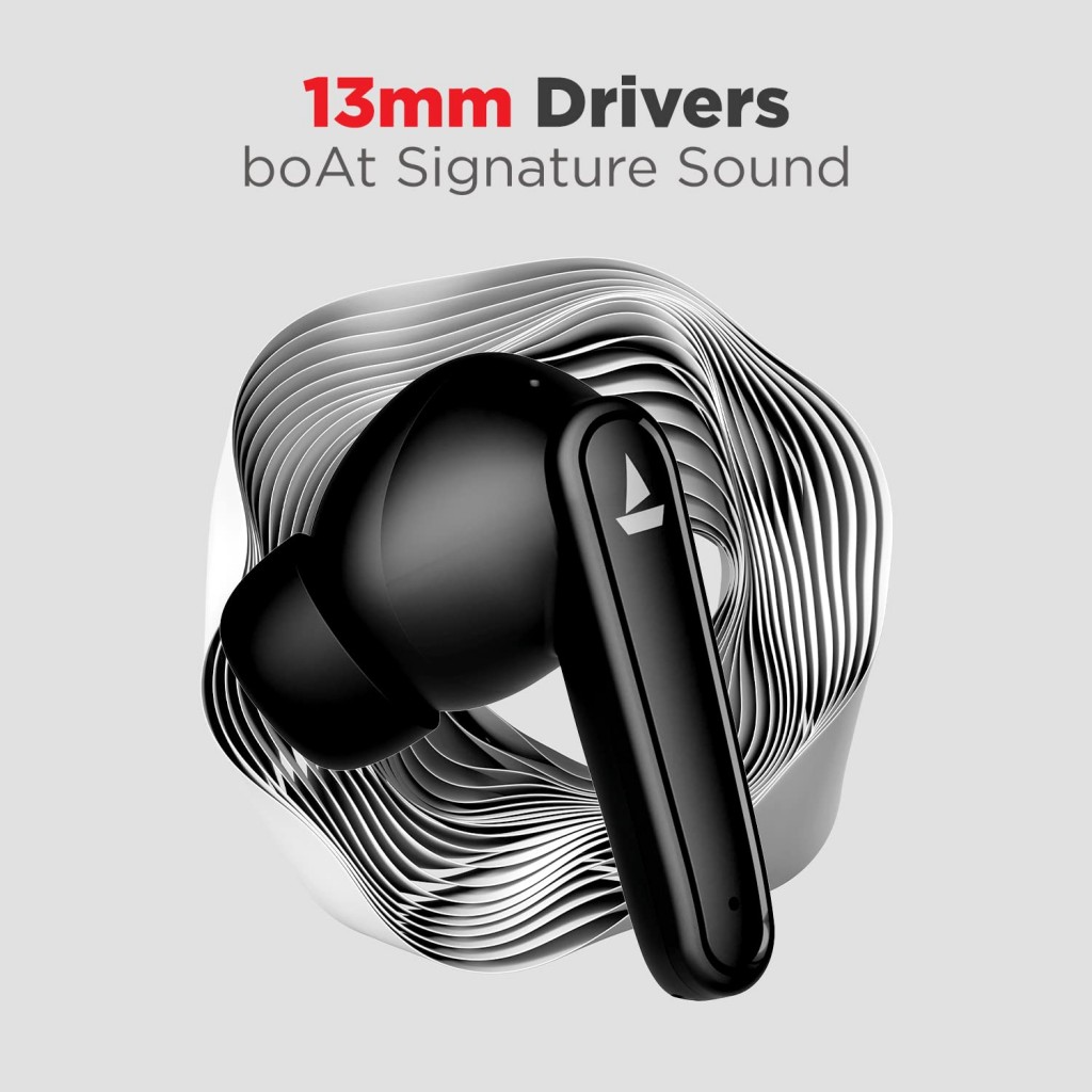 boAt Airdopes 113 Bluetooth Truly Wireless in Ear Earbuds with ENx Tech, (Space Black) boAt Airdopes 113 Bluetooth Truly Wireless in Ear Earbuds with ENx Tech, (Space Black)