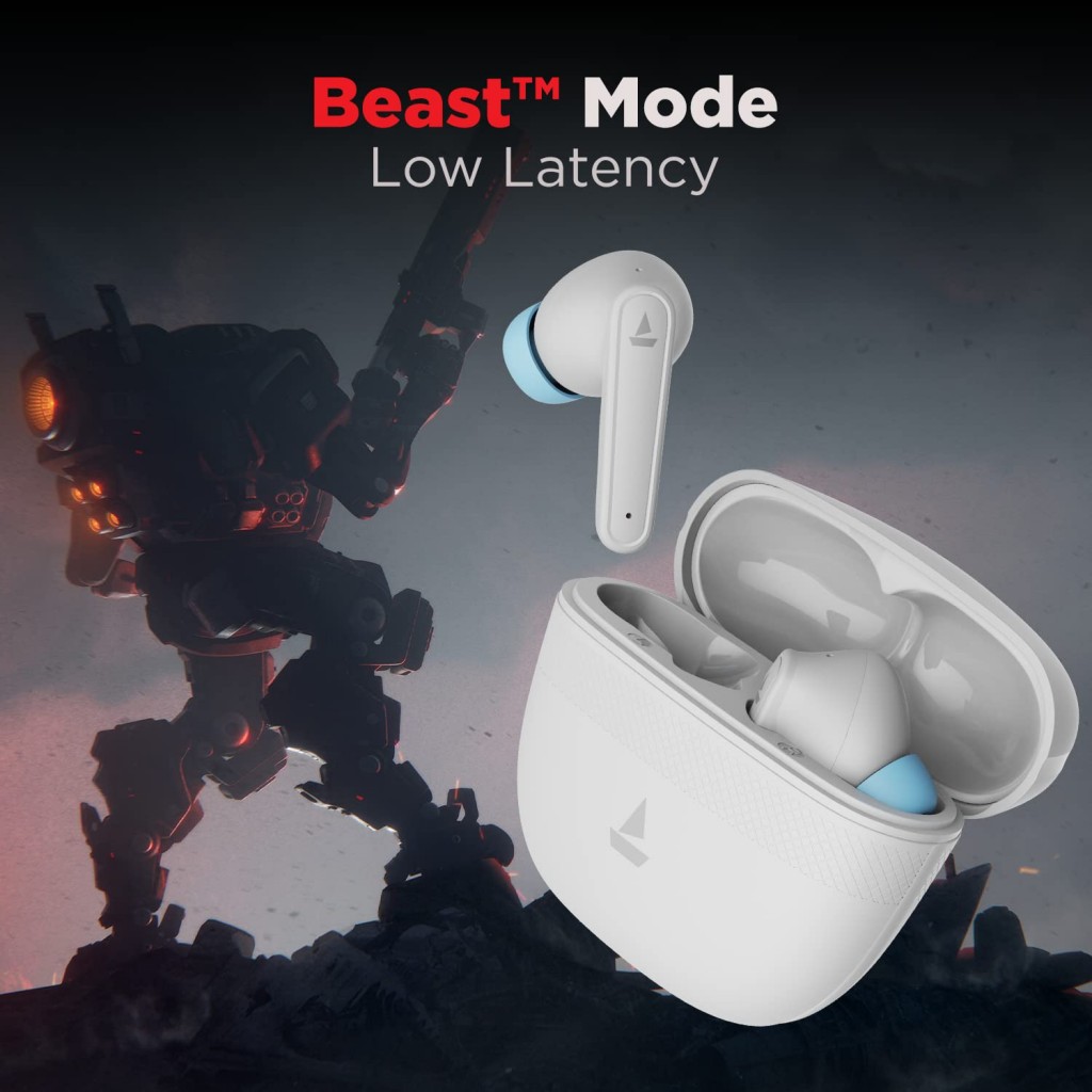 boAt Airdopes 113 TWS Wireless in Ear Earbuds with ENx Tech, Beast Mode, ASAP (Bold Blue) boAt Airdopes 113 TWS Wireless in Ear Earbuds with ENx Tech, Beast Mode, ASAP (Bold Blue)