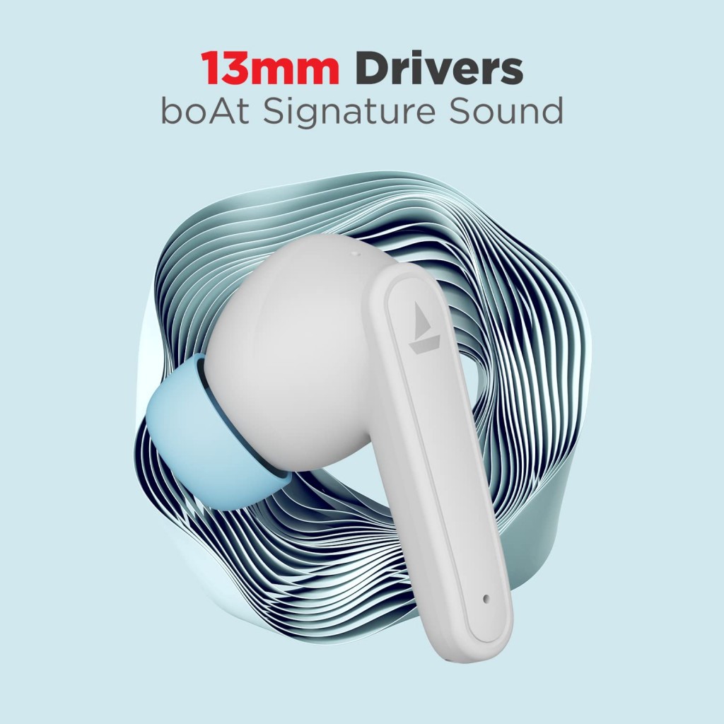 boAt Airdopes 113 TWS Wireless in Ear Earbuds with ENx Tech, Beast Mode, ASAP (Bold Blue) boAt Airdopes 113 TWS Wireless in Ear Earbuds with ENx Tech, Beast Mode, ASAP (Bold Blue)