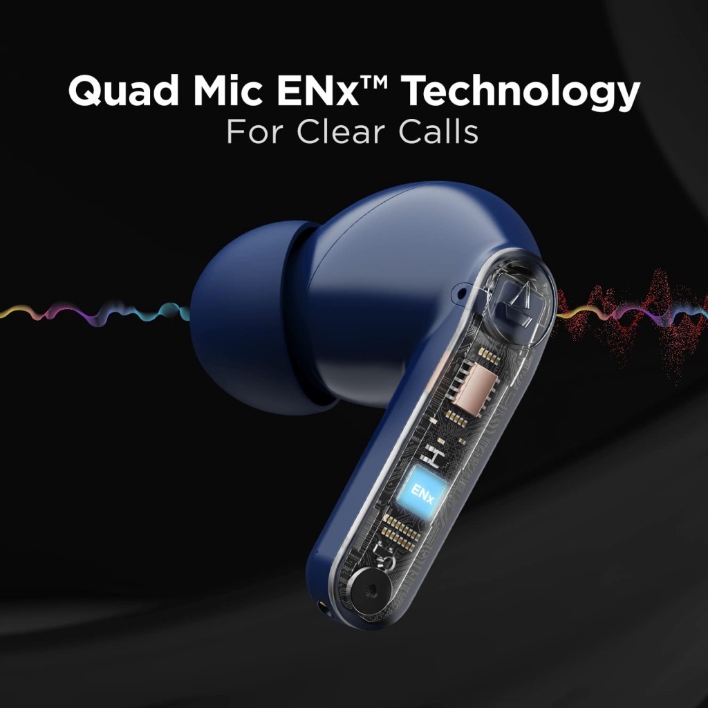 boAt Airdopes 121 PRO TWS Earbuds Signature Sound, Quad Mic ENx™, (Royal Blue) boAt Airdopes 121 PRO TWS Earbuds Signature Sound, Quad Mic ENx™, (Royal Blue)