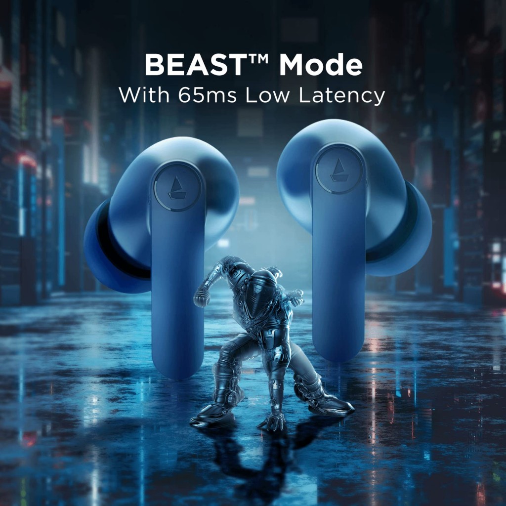 boAt Airdopes 121 PRO TWS Earbuds Signature Sound, Quad Mic ENx™, (Royal Blue) boAt Airdopes 121 PRO TWS Earbuds Signature Sound, Quad Mic ENx™, (Royal Blue)