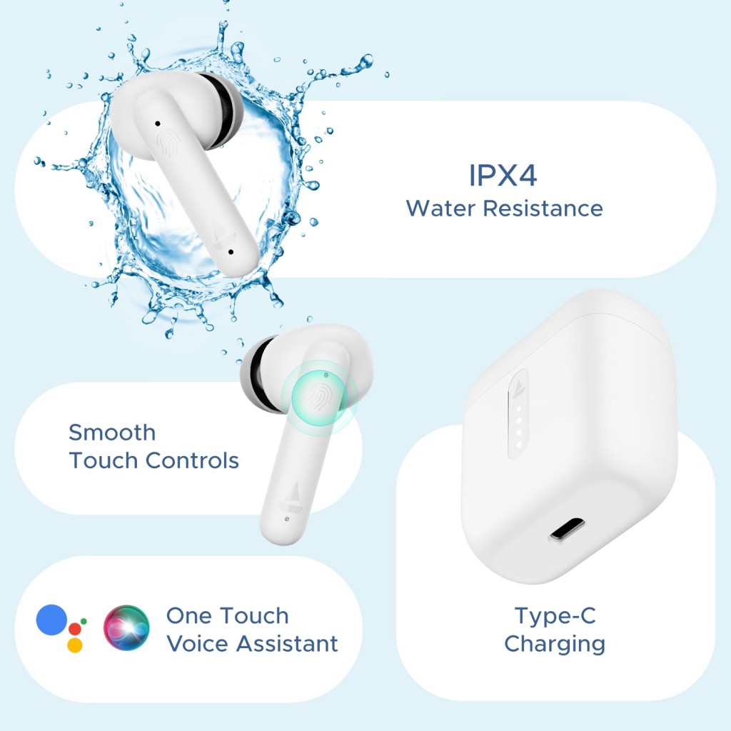 boAt Airdopes 141 Bluetooth TWS Earbuds with 42H Playtime,Low Latency Mode for Gaming, ENx (Bold Black) boAt Airdopes 141 Bluetooth TWS Earbuds with 42H Playtime,Low Latency Mode for Gaming, ENx (Bold Black)