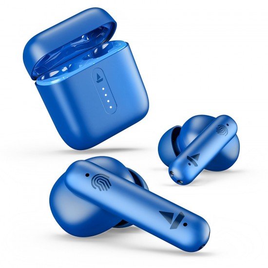 boAt Airdopes 141 ICC Edition Bluetooth Truly Wireless in Ear Earbuds with 42H Playtime,Low Latency (Thunder Blue)