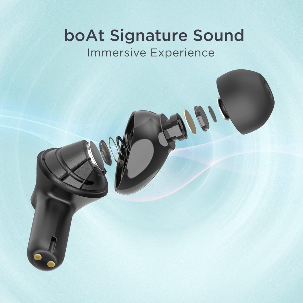 boAt Airdopes 393ANC True Wireless in Ear Earbuds with 32dB Hybrid ANC, Quad Mics with ENx™ (Ivory White) boAt Airdopes 393ANC True Wireless in Ear Earbuds with 32dB Hybrid ANC, Quad Mics with ENx™ (Ivory White)