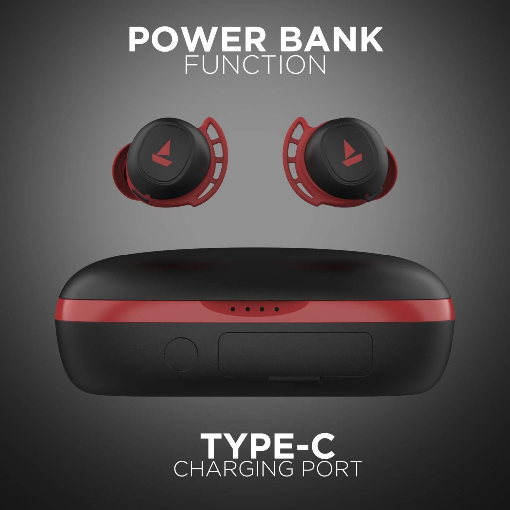 boAt Airdopes 441 Pro Bluetooth Truly Wireless in Ear Earbuds with mic, Upto 150 Hours (Raging Red) boAt Airdopes 441 Pro Bluetooth Truly Wireless in Ear Earbuds with mic, Upto 150 Hours (Raging Red)