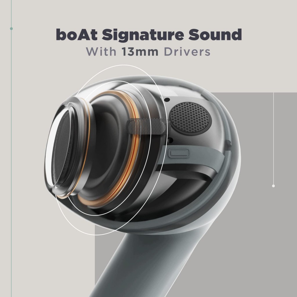 boAt Airdopes Atom 81 True Wireless Earbuds with Upto 50H Playtime, Quad Mics ENx™ (Aero Blue) boAt Airdopes Atom 81 True Wireless Earbuds with Upto 50H Playtime, Quad Mics ENx™ (Aero Blue)