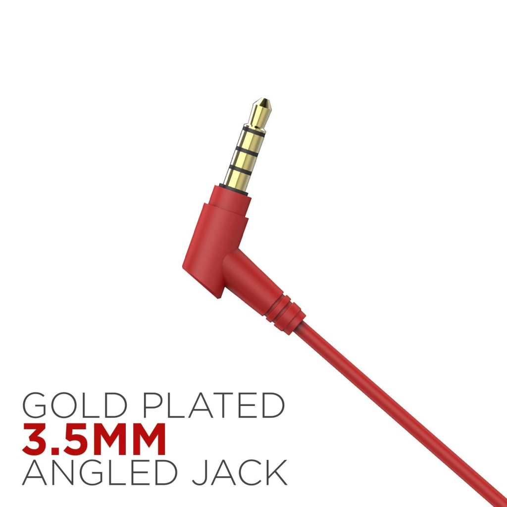 boAt Bassheads 102 in Ear Wired Earphones with Mic(Fiery Red) boAt Bassheads 102 in Ear Wired Earphones with Mic(Fiery Red)