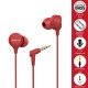 boAt Bassheads 103 Wired in Ear Earphone with Mic (Red)