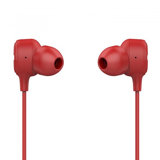 boAt Bassheads 103 Wired in Ear Earphone with Mic (Red)