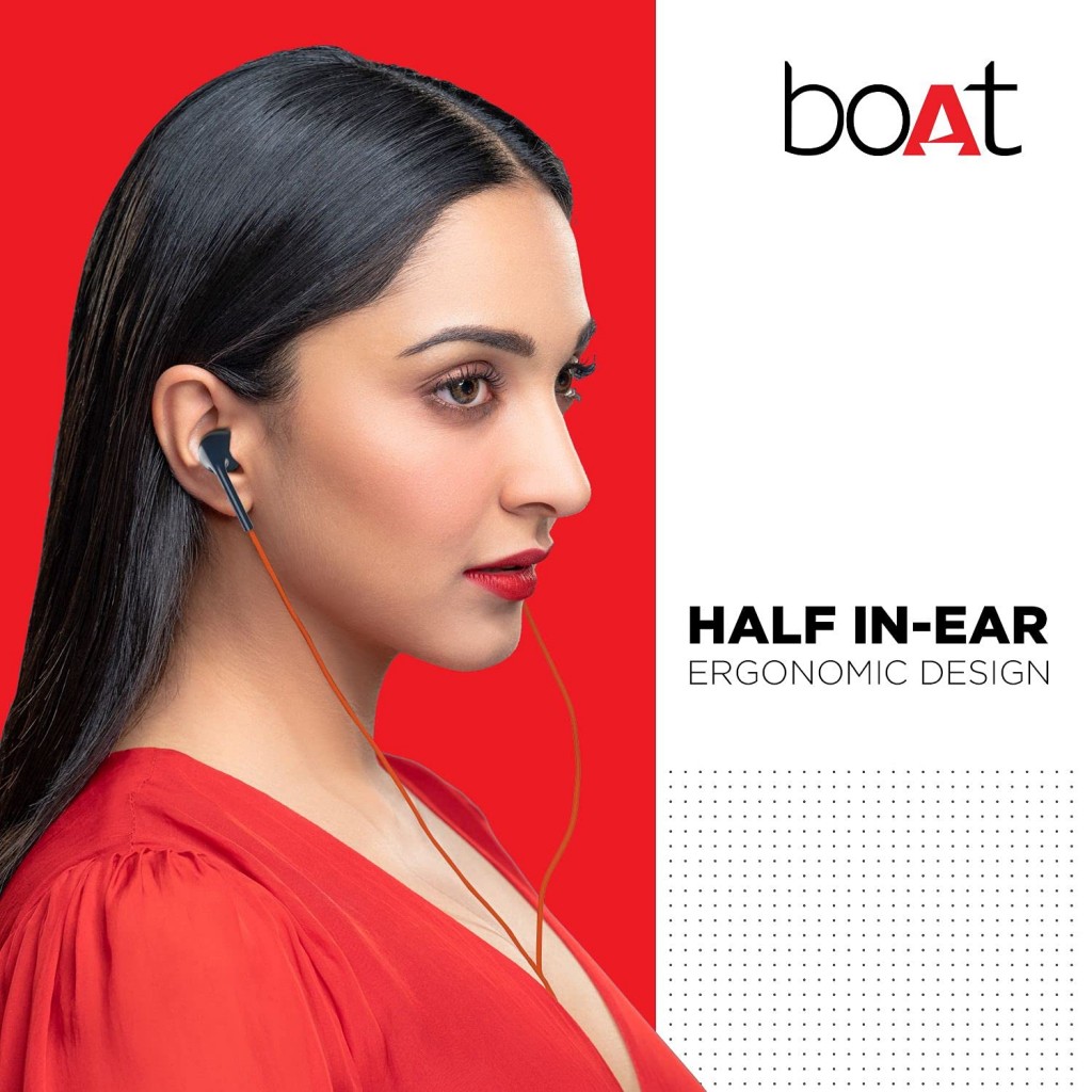 boAt Bassheads 105 Wired in Ear Earphones with Mic (Blue) boAt Bassheads 105 Wired in Ear Earphones with Mic (Blue)