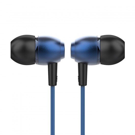 boAt Bassheads 162 in Ear Wired Earphones with Mic (Jazzy Blue)