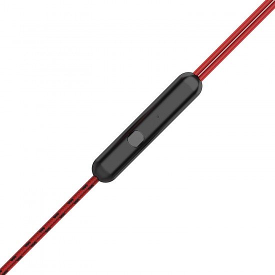 boAt Bassheads 162 in Ear Wired Earphones with Mic(Raging Red)