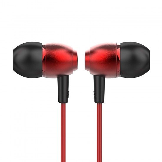 boAt Bassheads 162 in Ear Wired Earphones with Mic(Raging Red)