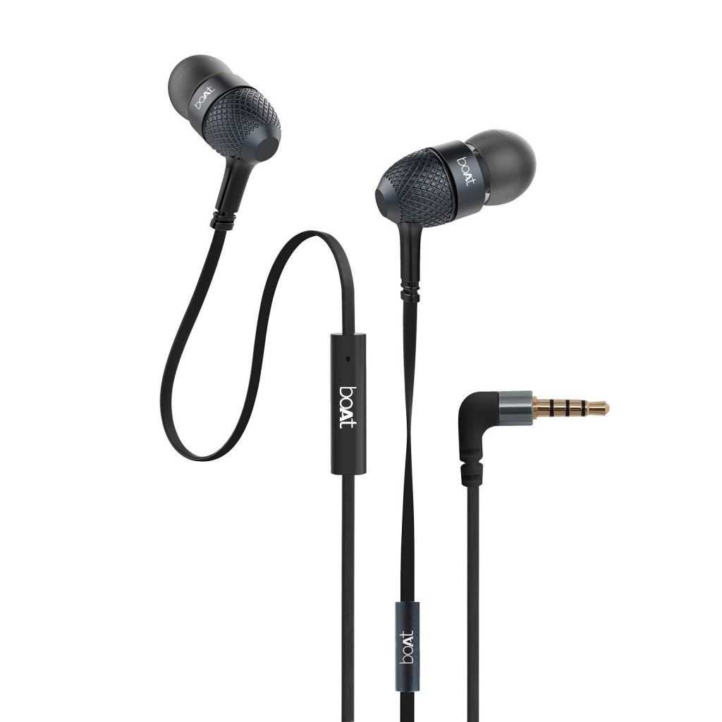 boAt Bassheads 220 Wired in Ear Earphones (Black ) boAt Bassheads 220 Wired in Ear Earphones (Black )