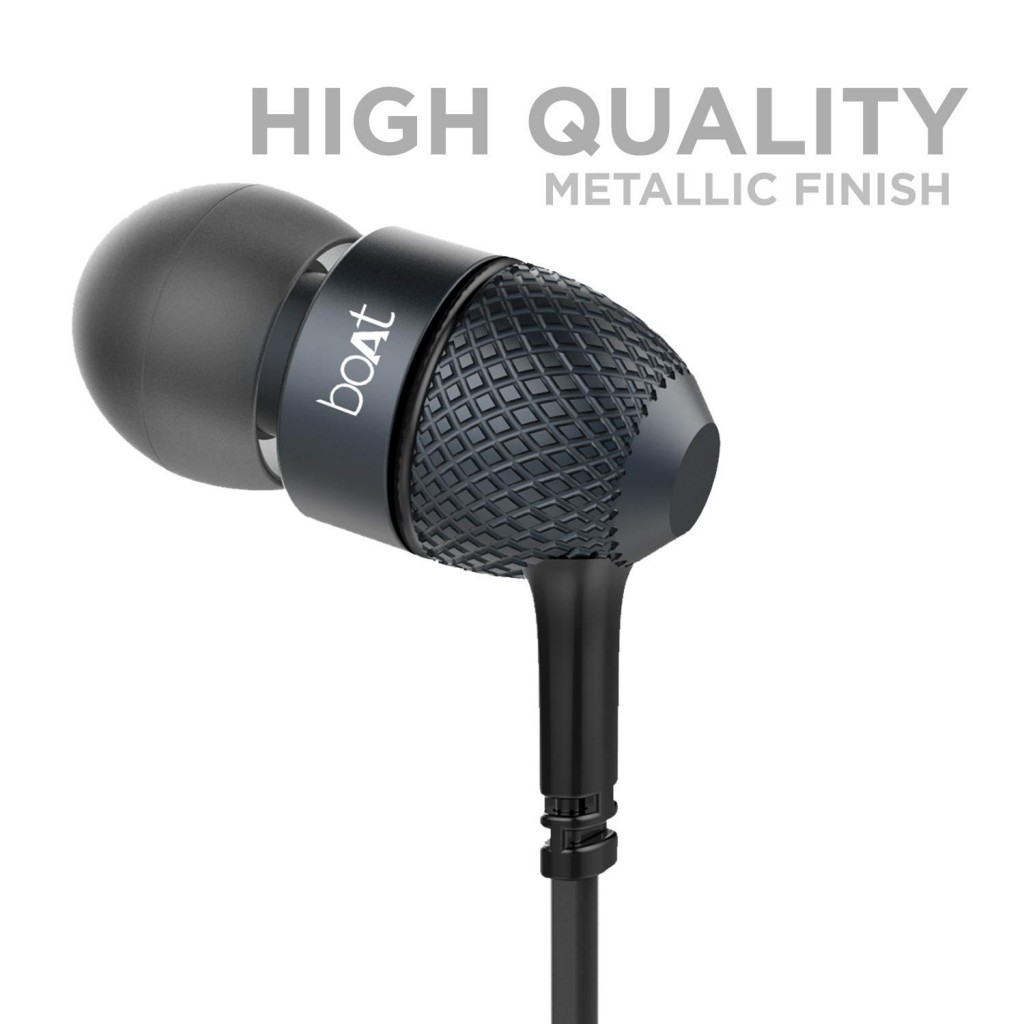 boAt Bassheads 220 Wired in Ear Earphones (Black ) boAt Bassheads 220 Wired in Ear Earphones (Black )