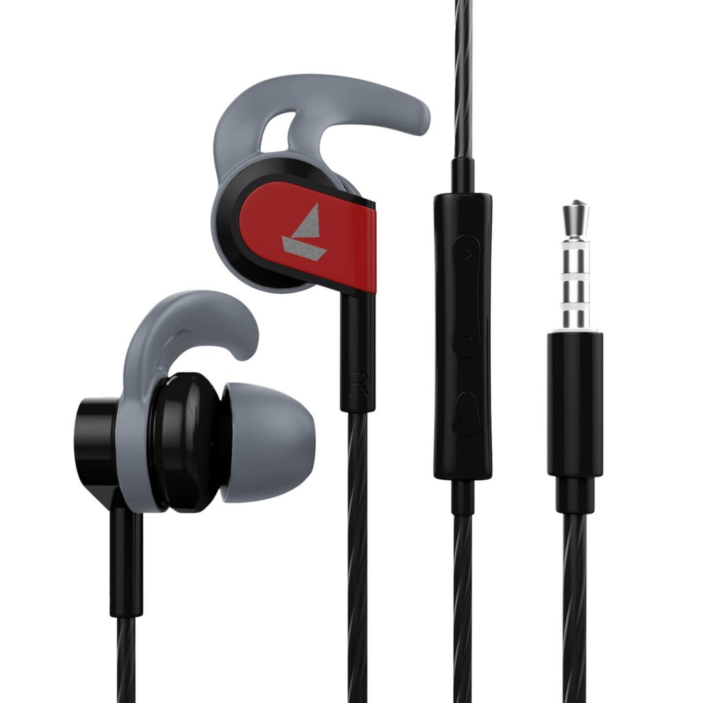 boAt Bassheads 242 in Ear Wired Earphones with Mic (Active Black) boAt Bassheads 242 in Ear Wired Earphones with Mic (Active Black)