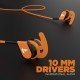 boAt Bassheads 242 in Ear Wired Earphones with Mic(Orange)