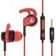 boAt Bassheads 242 in Ear Wired Earphones with Mic(Red)