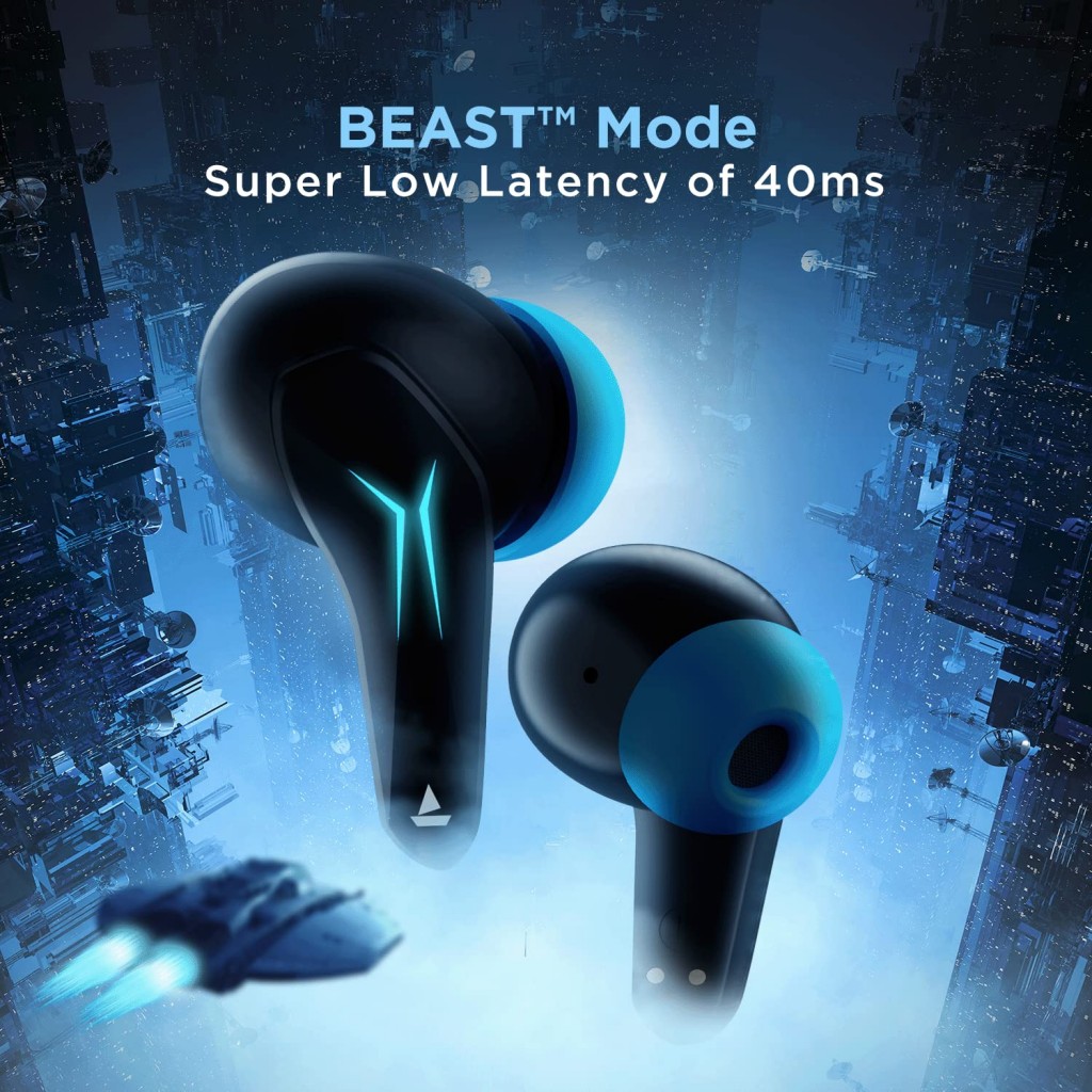 boAt Immortal 121 TWS Earbuds with Beast™ Mode(40ms Low Latency) (Black Sabre) boAt Immortal 121 TWS Earbuds with Beast™ Mode(40ms Low Latency) (Black Sabre)