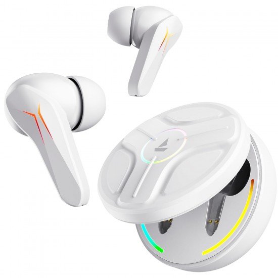 boAt Immortal 141 TWS Gaming Earbuds with Enx Tech, (White Sabre)