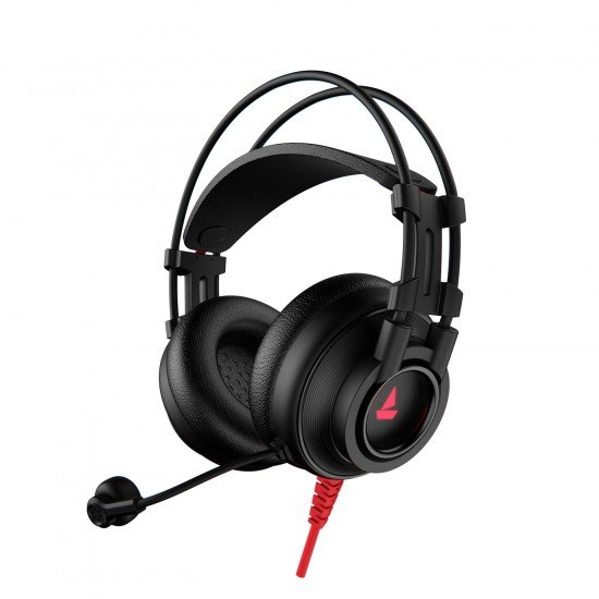 boAt Immortal IM-200 7.1 Wired Over Ear Headphones Channel USB Gaming Headphone  Drivers with mic (Active Black)