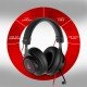 boAt Immortal IM1000D Dual Channel Gaming Wired Over Ear Headphones with mic, (White Sabre)