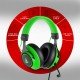 boAt Immortal IM1000D Dual Channel Gaming Wired Over Ear Headphones with mic Viper Green)