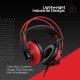 boAt Immortal Im-200 7.1 Channel USB Gaming Wired Over Ear Headphones with (Raging Red)