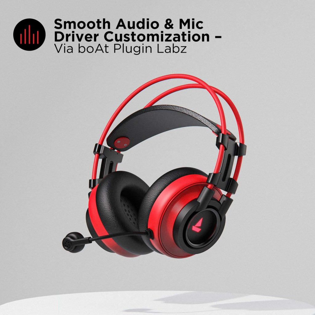 boAt Immortal Im-200 7.1 Channel USB Gaming Wired Over Ear Headphones with (Raging Red) boAt Immortal Im-200 7.1 Channel USB Gaming Wired Over Ear Headphones with (Raging Red)
