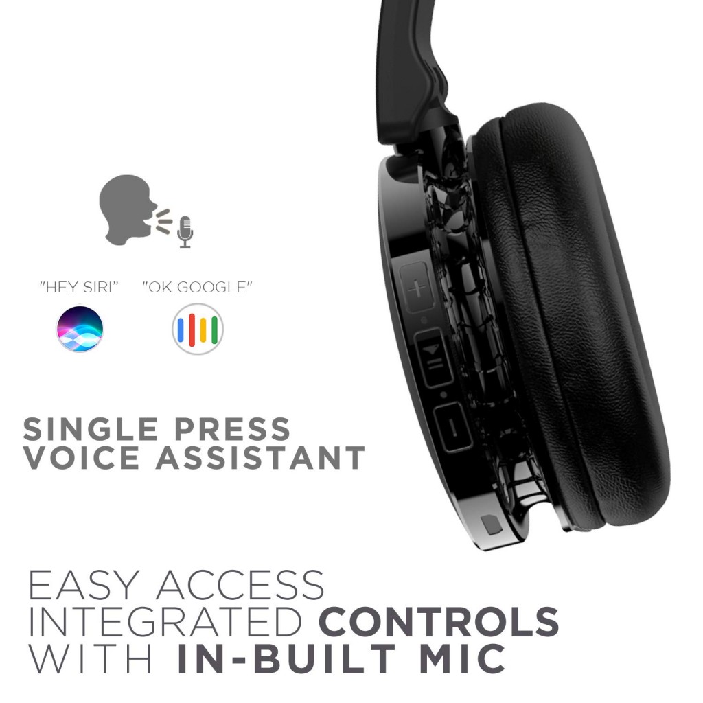 boAt Rockerz 370 On Ear Bluetooth Headphones with Upto 12 Hours Playtime, (Buoyant Black) boAt Rockerz 370 On Ear Bluetooth Headphones with Upto 12 Hours Playtime, (Buoyant Black)