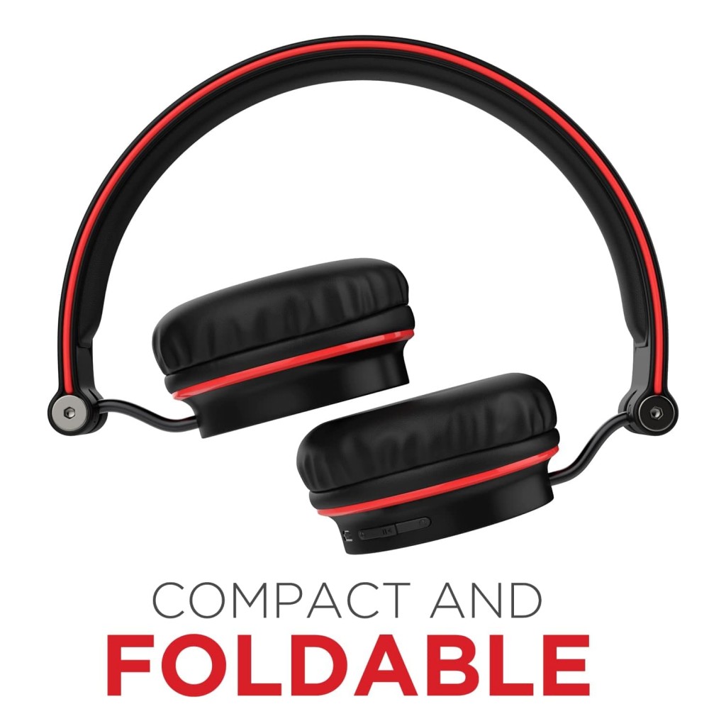 boAt Rockerz 400 Bluetooth On Ear Headphones with Mic with Upto 8 Hours Playback & Soft Padded Ear Cushions(Black/Red) boAt Rockerz 400 Bluetooth On Ear Headphones with Mic with Upto 8 Hours Playback & Soft Padded Ear Cushions(Black/Red)