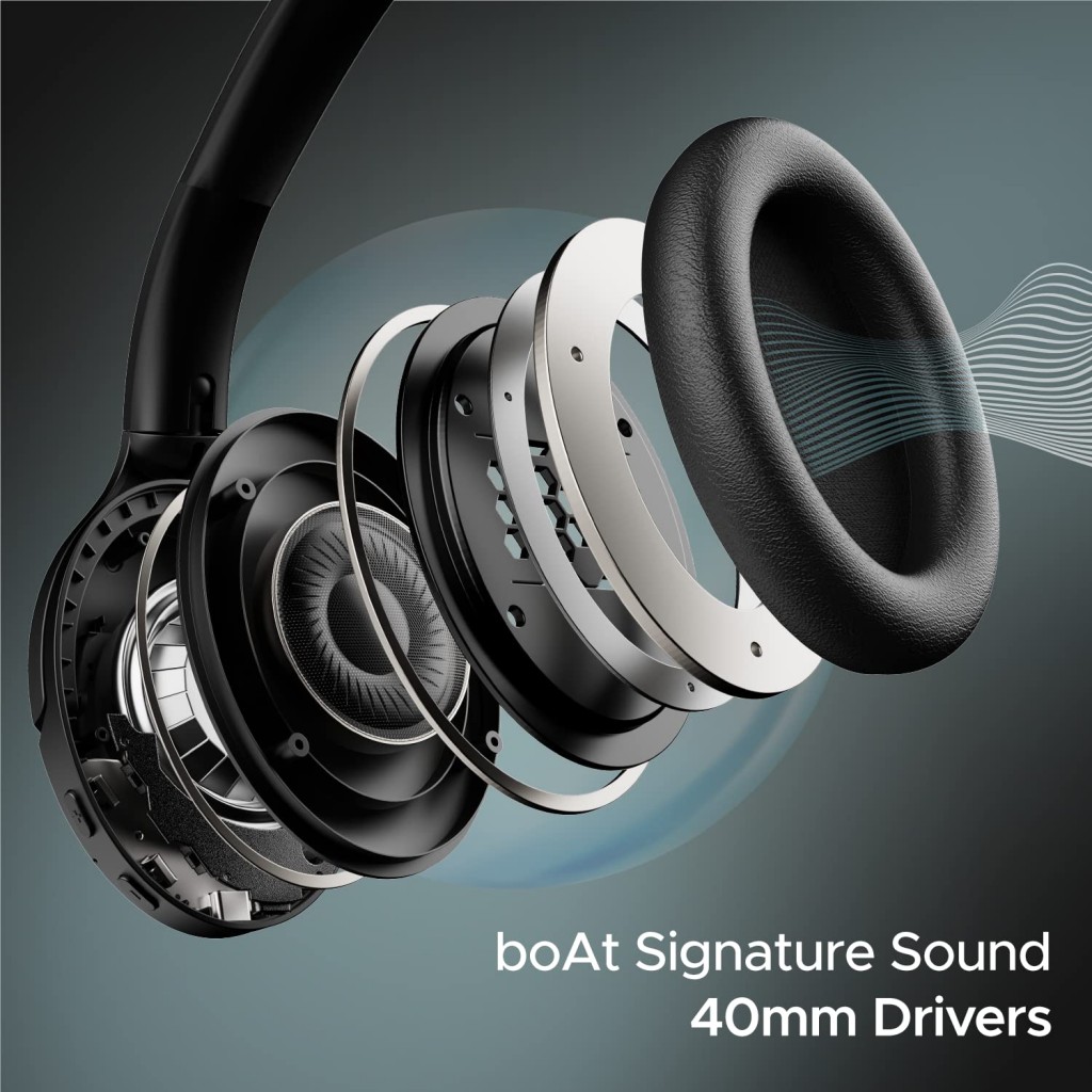 boAt Rockerz 551ANC Hybrid Active Noise Cancellation Headphones with Up to 100H Playtime, ASAP™ Stellar Black) boAt Rockerz 551ANC Hybrid Active Noise Cancellation Headphones with Up to 100H Playtime, ASAP™ Stellar Black)