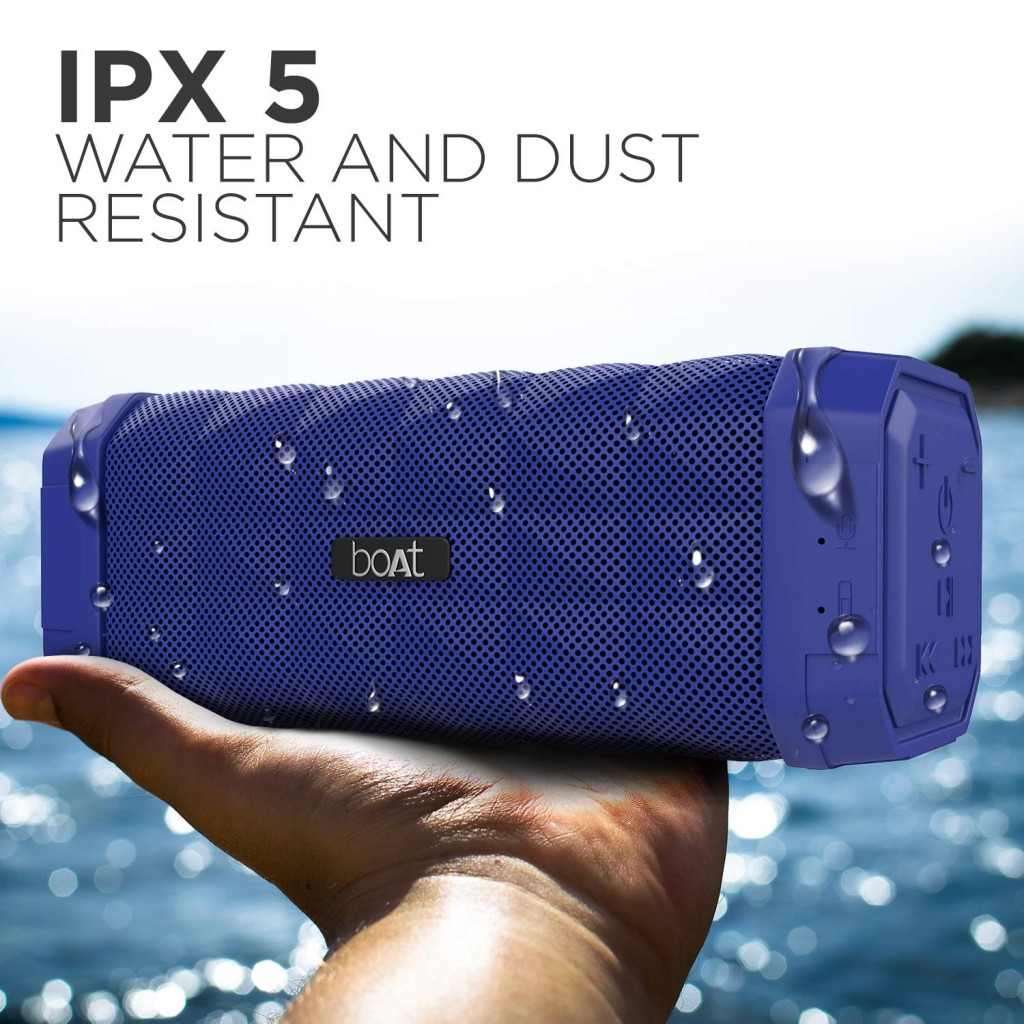 boAt Stone 650 10W Bluetooth Speaker with Upto 7 Hours Playback, IPX5 and Integrated Controls (Blue) boAt Stone 650 10W Bluetooth Speaker with Upto 7 Hours Playback, IPX5 and Integrated Controls (Blue)