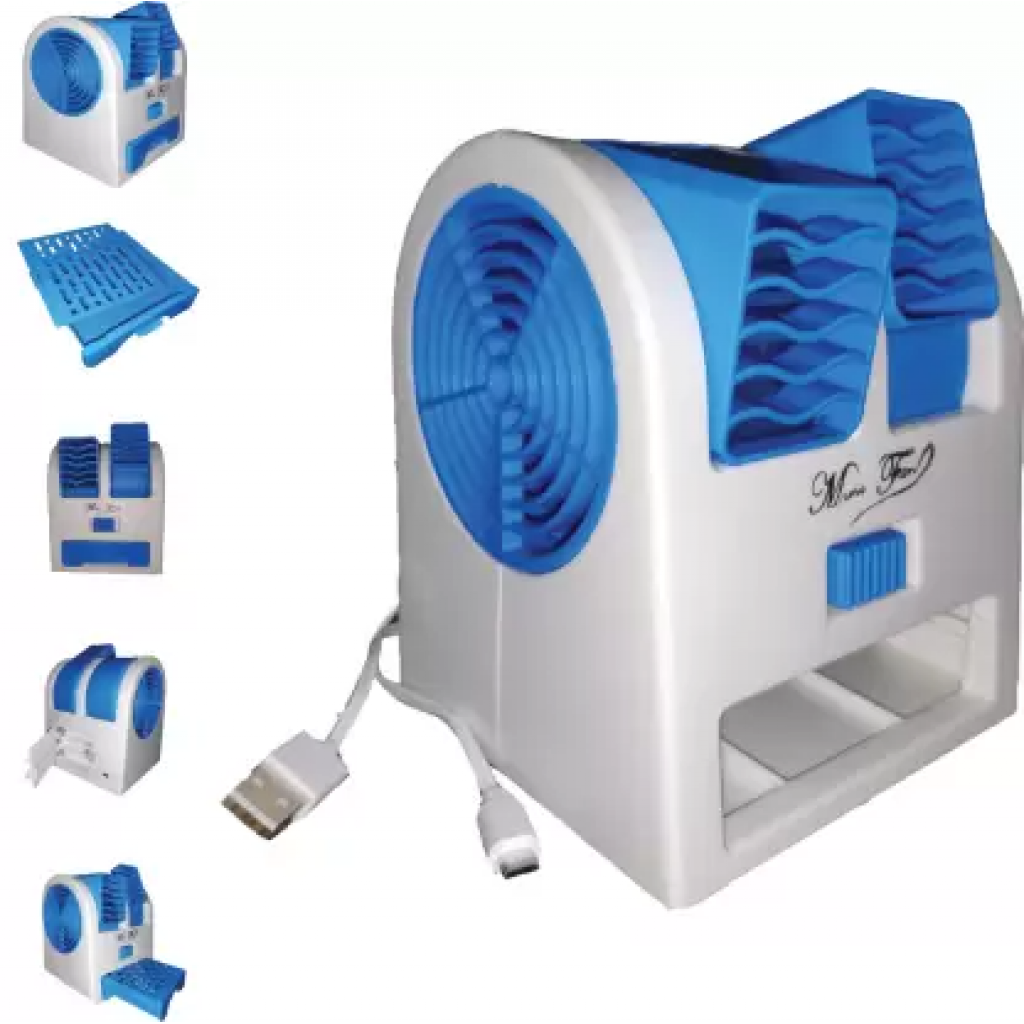 AIRTREE mini fan cool VMS-F001 10.25 ml Flask (Pack of 3, Blue, , Plastic) AIRTREE mini fan cool VMS-F001 10.25 ml Flask (Pack of 3, Blue, , Plastic)