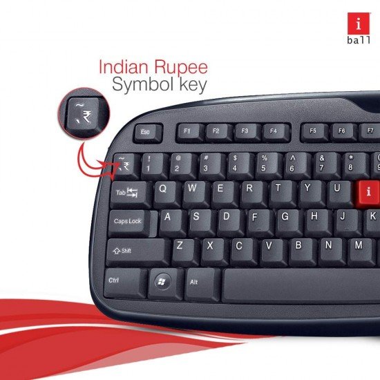 iBall Winner USB V2.0 Keyboard - Black