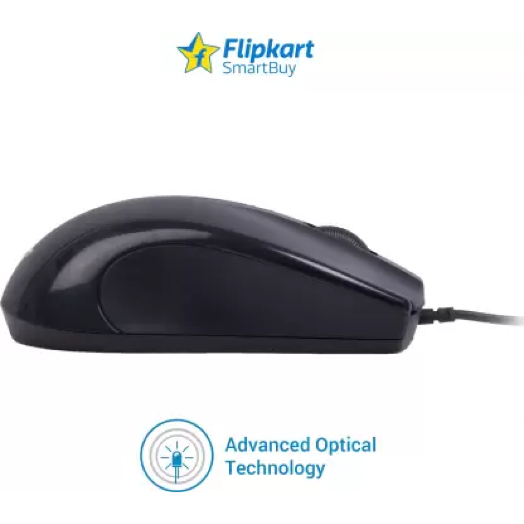 Flipkart SmartBuy WDTM501 Wired Optical Mouse (USB 2.0, Black) Flipkart SmartBuy WDTM501 Wired Optical Mouse (USB 2.0, Black)