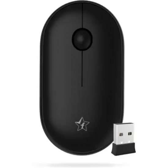 Flipkart SmartBuy E160X Wireless Optical Mouse  (2.4GHz Wireless, Bluetooth, Black)