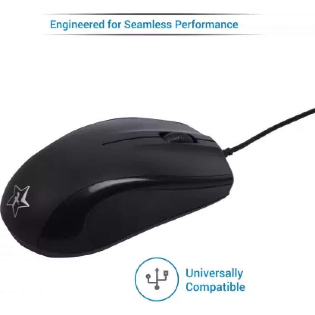 Flipkart SmartBuy WDTM501 Wired Optical Mouse (USB 2.0, Black) Flipkart SmartBuy WDTM501 Wired Optical Mouse (USB 2.0, Black)