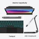 Keyboard Case for iPad 10th Generation 10.9 inch , Floating Magnetic Design, Slim ipad 10 gen Keyboard Cover with Multi-Touch Trackpad, Seven Color Backlight, Black