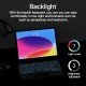 Keyboard Case for iPad 10th Generation 10.9 inch , Floating Magnetic Design, Slim ipad 10 gen Keyboard Cover with Multi-Touch Trackpad, Seven Color Backlight, Black